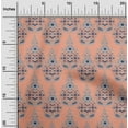 thumbnail image 1 of oneOone Viscose Chiffon Fabric Floral & Paisley Block Printed Fabric 1 Yard 42 Inch Wide, 1 of 4