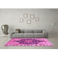 thumbnail image 3 of Ahgly Company Indoor Rectangle Geometric Pink Traditional Area Rugs, 8' x 12', 3 of 4