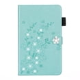 thumbnail image 3 of TECH CIRCLE Case for iPad 10th Generetion 2022,iPad 10.9 inch Case with Pencil Holder, Flower Emboss Rhinestone PU Leather Smart Auto Wake/Sleep TPU Back Protective iPad Wallet Stand Cover,Green, 3 of 8