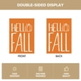 thumbnail image 6 of Sm:)e Pumpkin Hello Fall House Flag 28 x 40 Orange Double Sided, 6 of 7