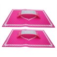 thumbnail image 3 of Cojín de silicona para reposamanos, almohada plegable para decoración de uñas, herramientas de manicura para SalonRose Red, 3 of 8