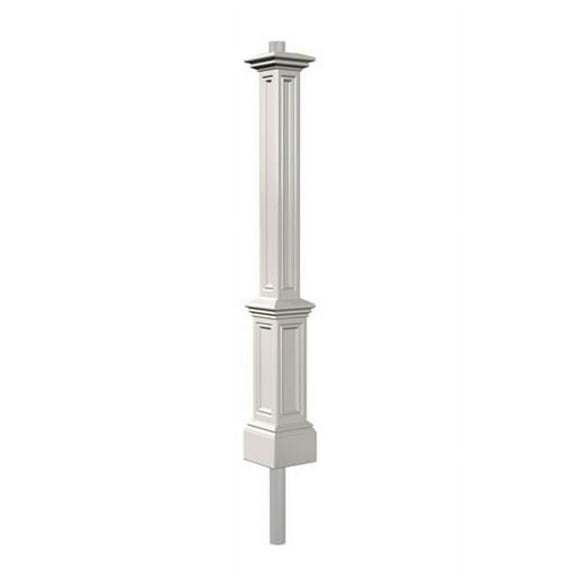 Star Lord 5835W Signature Outdoor Lamp Post White with Mount