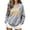 Grey, variant on Trendfront Womens Vintage Graphic Sweatshirts Crewneck Long Sleeve Wear Your Own Story Letter Print Casual Fall Pullover Tops