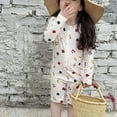 thumbnail image 5 of LYMAYTER Toddler One Piece Swimwear Baby Long Sleeve Boys Girls Cute Print Beach for Swimsuits 6M-8Y, 5 of 8