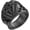 Black, variant on Men Stainless Steel Vintage Texas Poker Straight Flush Digital of Hearts Punk Biker Ring
