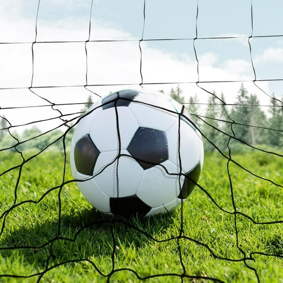 Hittiop Soccer Netting - High Impact Sports Barrier Net, Nylon Practice Netting for Backyard, Garage, Basement. (Installation Rope Included)