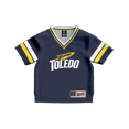thumbnail image 2 of Toddler GameDay Greats #1 Navy Toledo Rockets Lightweight Collegiate Football Fashion Jersey, 2 of 4