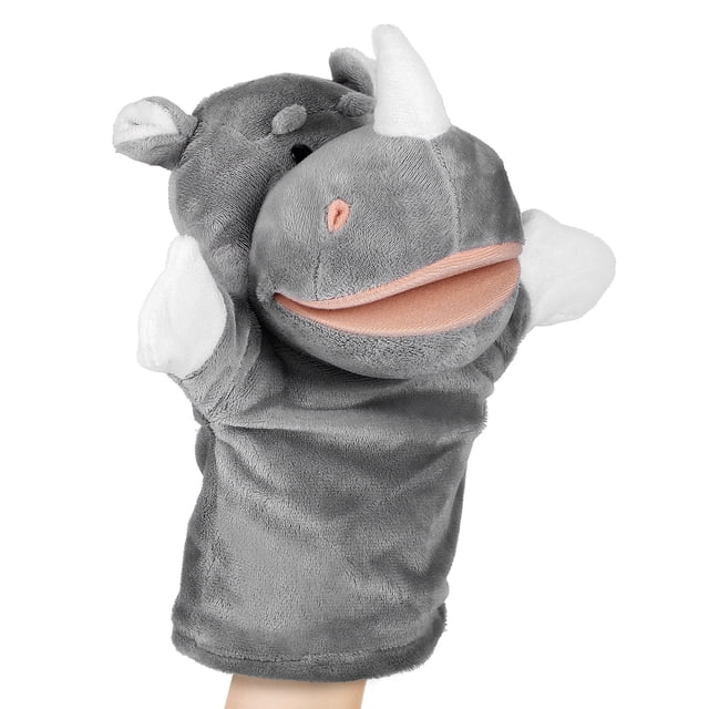 SHISUYAN Marionnette à Main Multi-Lapin Adorable pour Narration et Jeu de Rôle Fortement Durable 7 5 Pouces