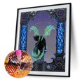 thumbnail image 1 of Cuadros Decorativos Kits de pintura de diamante 5D DIY cuadro de pared de gato de poste de taladro r Likrtyny embutido en tela, 1 of 9