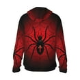thumbnail image 3 of Uemuo Spider on the Web Pattern Women's Full Zip UPF 50+ Sun Protection Hoodie Jacket Long Sleeve Sun Shirt Hiking Outdoor Performance with Pockets-X-Large, 3 of 9