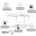 thumbnail image 5 of SANOPY 10' x 10' Outdoor Canopy Party Tent EZ Pop Up Canopy Commercial Instant Canopies Gazebo with Air Vent, 8 Stakes & 4 Ropes & 4 Sandbags for Beach Wedding Picnics Camping, 5 of 9