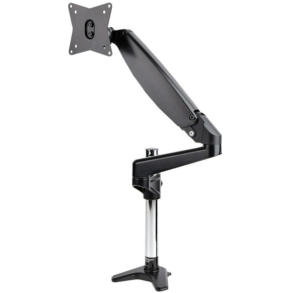StarTech.com Desk Mount Monitor Arm for Single VESA Display up to 32" or 49" Ultrawide 8kg/17.6lb - Full Motion Articulating & Height Adjustable - C-Clamp, Grommet - Single M