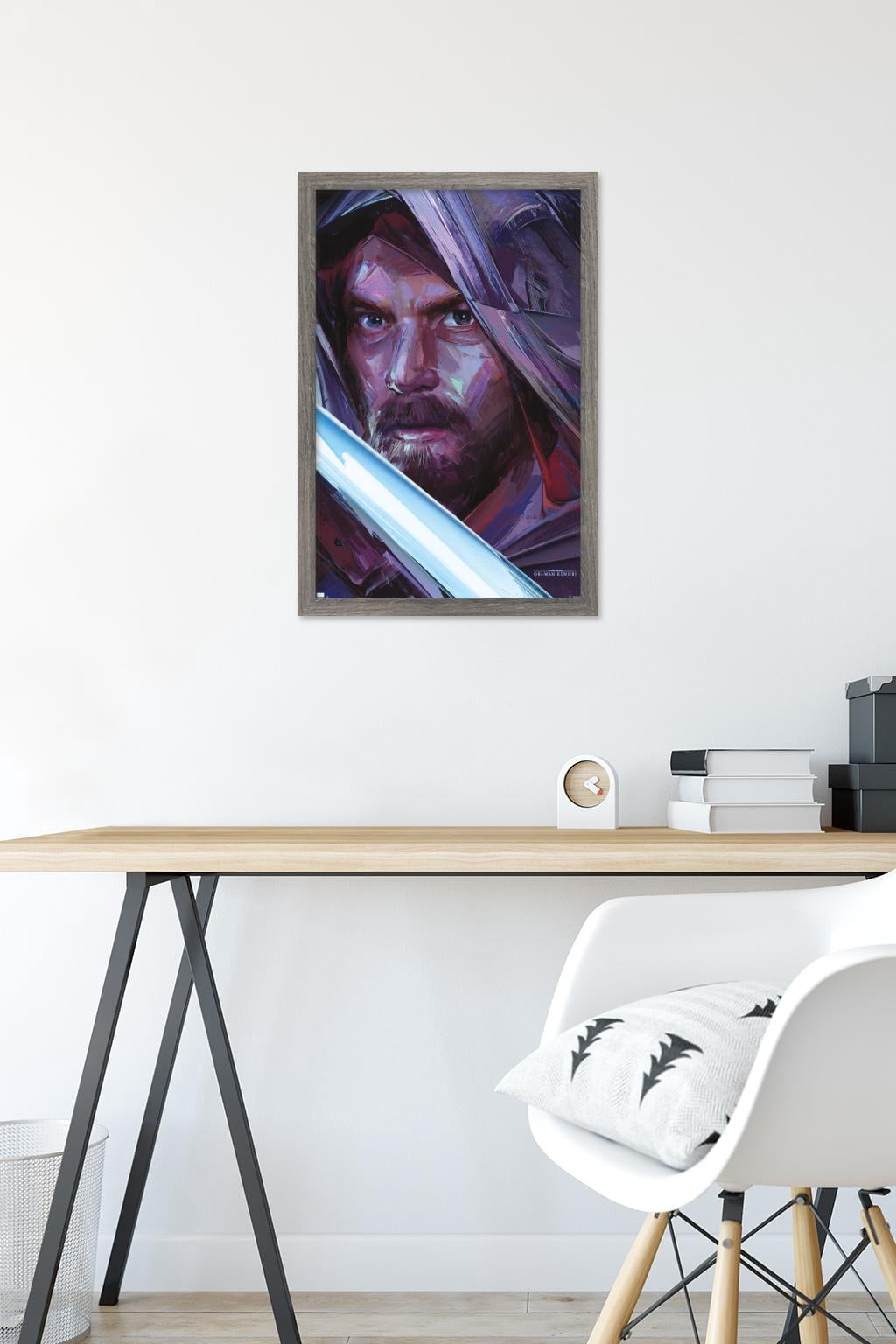 Star Wars: Obi-Wan Kenobi - Obi-Wan Portrait Wall Poster, 14.725" x 22.375" Framed