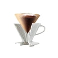 thumbnail image 2 of Hario 02 100-Count Coffee White Paper Filters, 3-Pack Set (Total of 300 Sheets) (Japan import), 2 of 4