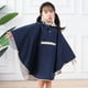 thumbnail image 2 of BRIGHTFUFU Poncho impermeable para niños Capas impermeables Ropa impermeable de una pieza con capucha para lluvia (Azul marino) - Talla L, 2 of 7