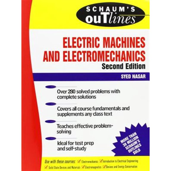 Pre-Owned Schaum's Outlines Schaum's Outline of Electric Machines & Electromechanics, (Paperback)