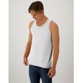 thumbnail image 4 of Hanes Unisex Garment Dyed Cotton Tank White 2XL, 4 of 10