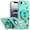 12, variant on For iPhone 17E / 16E / SE4 Metal Diamond CD Pattern Design Matte Finished Hybrid with Rotational Ring [Car Mount Friendly] Case - 8