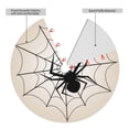 thumbnail image 2 of Lsque Spiders On The Web 1 Print Christmas Tree Skirt, Tree Skirt with Ties or Velcro, Perfect for Holiday Decorations, Halloween, and New Year-30", 2 of 7