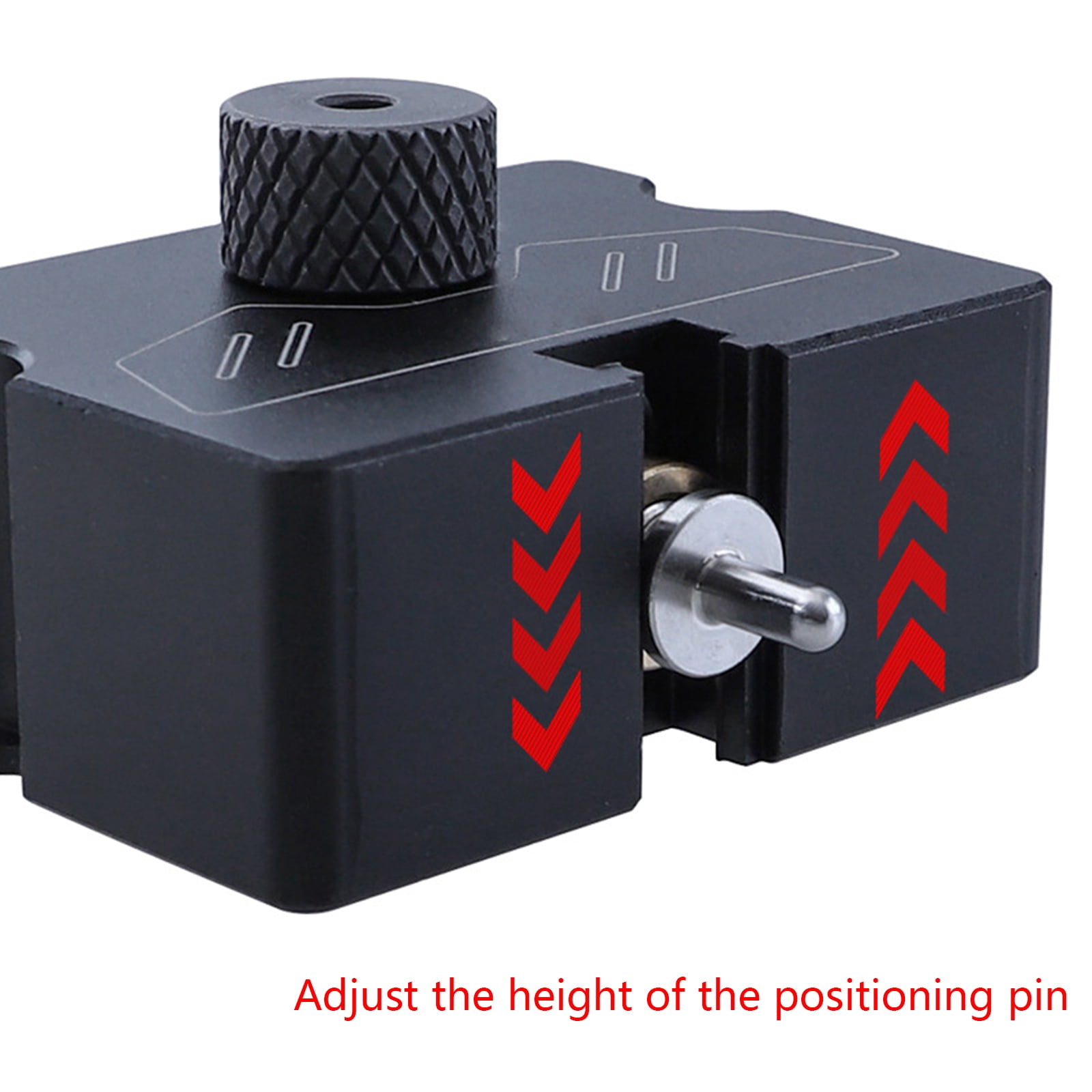 Practical Doweling Jig Invisible Connector Punch Locator with 4mm Drill Bit Position Guide Jig for Furniture Woodworking