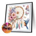 thumbnail image 2 of (WQ407) Diamantes Parcial Y Serie Flores Mariposa Pintura Resina Diamante Con Forma Especial 30*30CM, 2 of 7