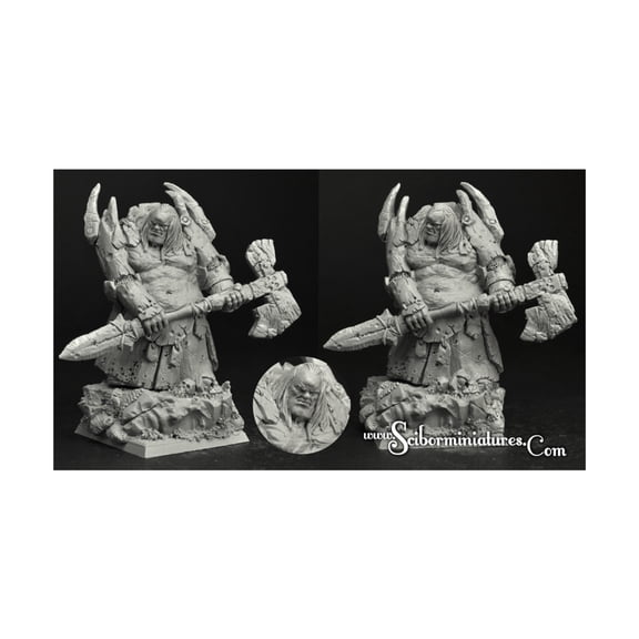 Scibor Monstrous Miniatures Ogre Chief #5 New
