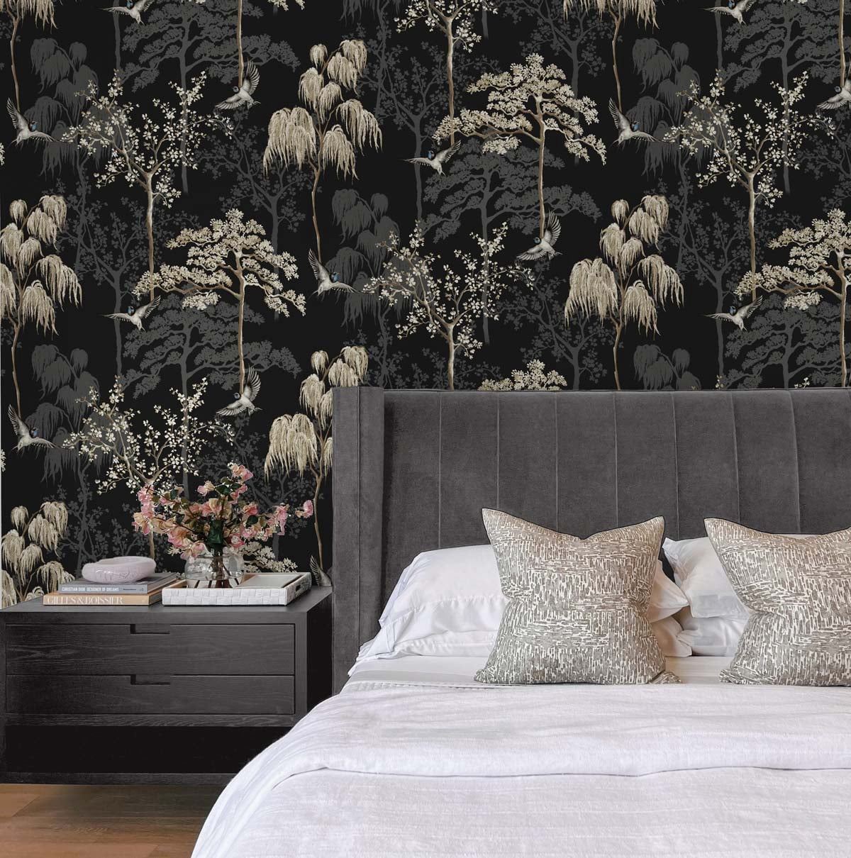 Arthouse Bird Garden Peel and Stick Wallpaper