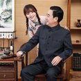 Xp Zhongshan Suit Men‘s Suit Middleaged and Elderly Zhongshan Suit Old