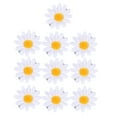 thumbnail image 1 of 50 Uds. Pinzas para el pelo de margaritas, pasadores de pelo frescos de girasol para mujeres y niñas (blanco), 1 of 5