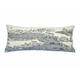 thumbnail image 2 of 35" White Amsterdam Daylight Skyline Lumbar Decorative Pillow, 2 of 5