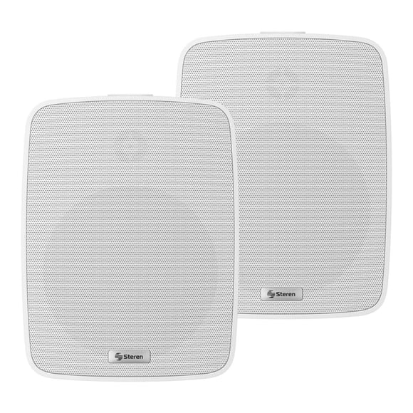 STEREN Juego de 2 bocinas amplificadas Bluetooth* de 2 vías SPK-BT700-BL