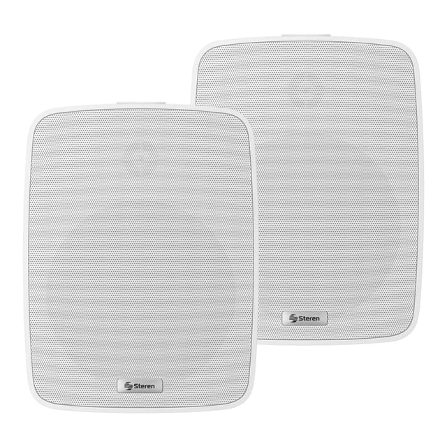 STEREN Juego de 2 bocinas amplificadas Bluetooth* de 2 vías SPK-BT700-BL
