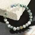 thumbnail image 4 of 1 Piece Of Depression Healing Crystal Stone Bracelet. Dendritic Agate. Relieves Stress, Enhances Confidence And Eliminates Worry, 4 of 10