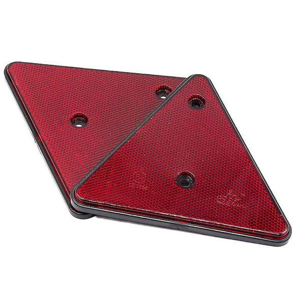 Yaju Reflector, Safty Rear Red Reflector Reflector Trailer Light E11trailers 2pcsred