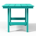thumbnail image 4 of WestinTrends Ashore 6-Piece Outdoor HDPE Rectangular Patio Dining Table Set with Bench, Turquoise, 4 of 6