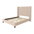 thumbnail image 4 of Fairfield Queen Size Tufted Bed with Winged Headboard, 4 of 9