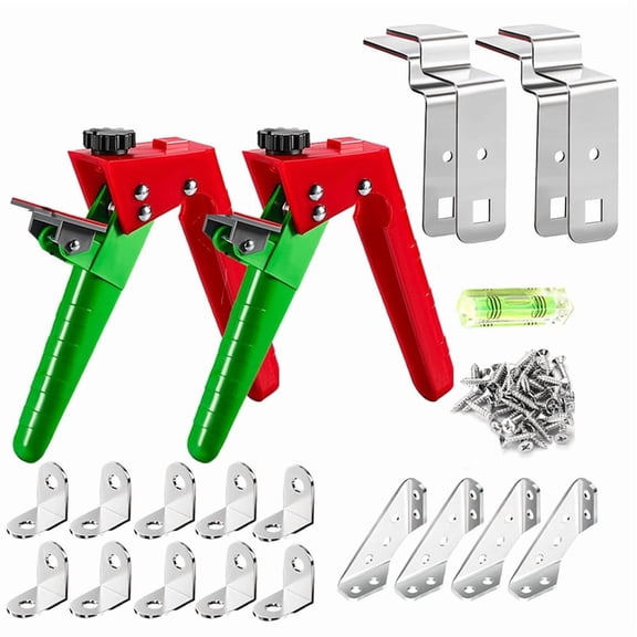 2 Pack Drawer Front Installation Clamps, Cabinet Clamps for Installing Cabinets, Adjustable Drawer Fixing Clamp