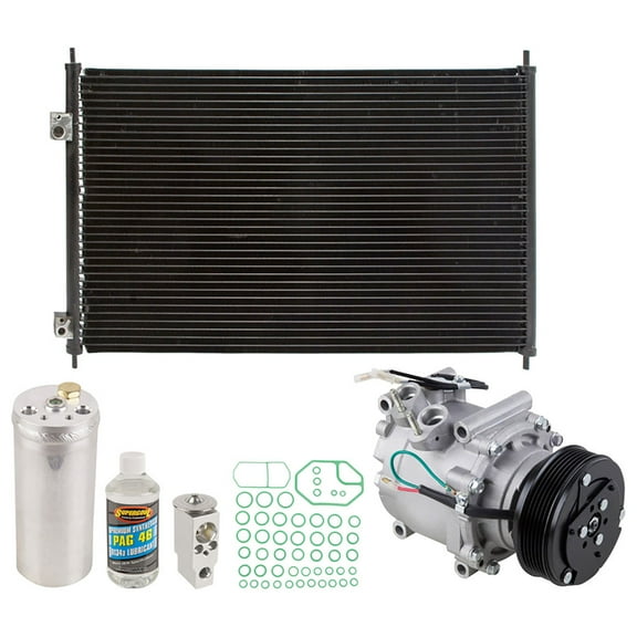 A/C Kit w/ AC Compressor Condenser & Drier For 2001 Honda Civic - BuyAutoParts