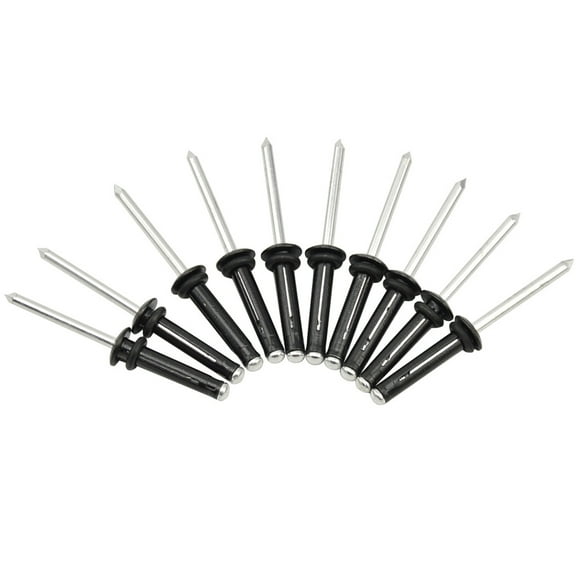 Miangastore Expanding Rivets Black 10Pcs 5.9x0.39in For Outdoor Water Activities