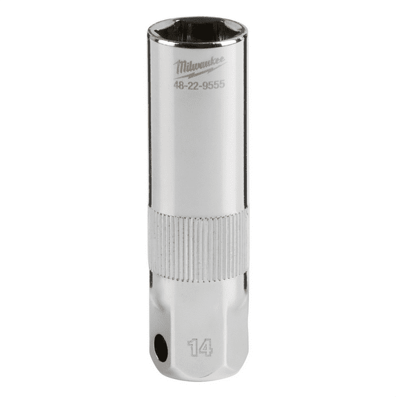 Milwaukee 48-22-9555 3/8 in. Drive 14 mm Spark Plug Socket