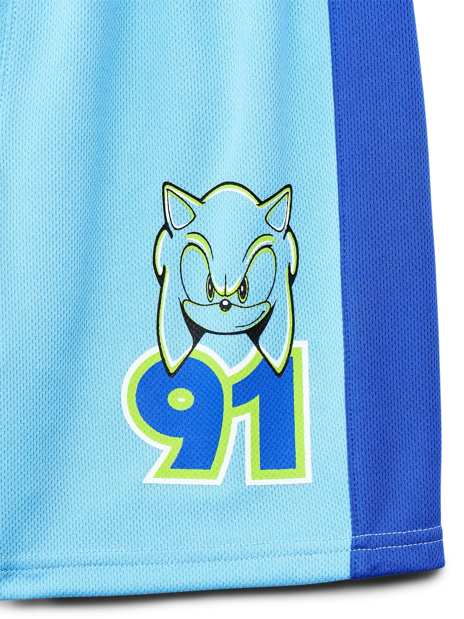Sonic the Hedgehog Boys Graphic Soccer Jersey and Drawstring Shorts Set, 2-Piece, Sizes 4-16