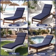 thumbnail image 3 of YEERSWAG 72x21x2.5 inch Chaise Lounge Recliner Outdoor Seating Cushions, 3 of 9