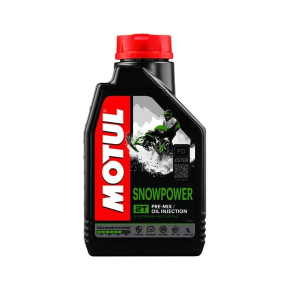 Motul 105887 12 x1L Snowpower 2T Lubricating Oil