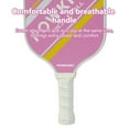 thumbnail image 3 of Powkiddy Pickleball Paddles Set of 2 Fiberglass Surface Pickleball Set Lightweight Pickle Ball Rackets 2 Pack w/ 2 Indoor & 2 Outdoor Pickleball Balls and 1 Bag, Pickle Ball Paddle Set for Men, Wome, 3 of 6