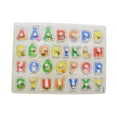 thumbnail image 2 of Rompecabezas de aprendizaje de letras Hugo juguetes del alfabeto bloques de letras tablero de madera para niños pequeños regalo de Navidad Letra mayúscula, 2 of 9