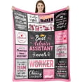 thumbnail image 1 of LHSHID Vet Tech Gifts Vet Tech Week Gifts Vet Teach Appreciation Gifts Vet Tech Gift Ideas Gifts for Vet Techs Future Veterinarian Technician Gifts Best Gifts for Veterinarians Blanket, 1 of 6