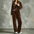 thumbnail image 5 of Karymi Matching Sets Women Clothing Cotton Linen Blend Two Piece Outfit Set, Notch Neck Roll Tab Sleeve Blouse, Elastic Waist Wide Leg Pants, 5 of 6