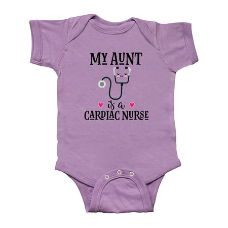 

Inktastic My Aunt is a Cardiac Nurse Gift Baby Girl Bodysuit
