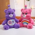 thumbnail image 4 of Miniso Genuine Carebears 40cm Muñeca de peluche súper suave estilo flor arcoíris rosa Decoración de habitación Regalo de cumpleaños para niños, 4 of 5