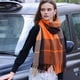 thumbnail image 2 of Bufanda para mujer, bufanda a cuadros, chal de invierno, bufanda de cachemira con borlas, bufandas grandes de gran tamaño, 2 of 6